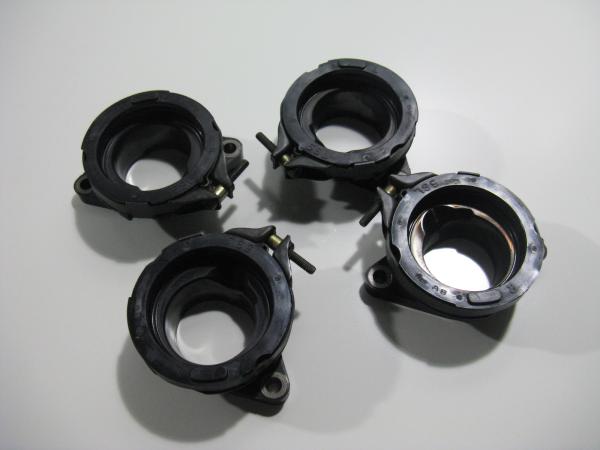 Ansaugstutzensatz Ansaugstutzen-Satz Ansauggummis Yamaha YZF-R6, RJ05, 03-04